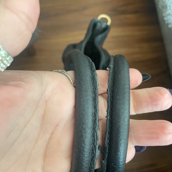 Micheal kors  Leather Camden Draw string Medium black Hobo Bag - Picture 7 of 7